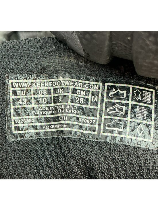 Keen Targhee ll Lowtop Waterproof Leather Hiking Shoes Mens 10 Black Gray main image 11